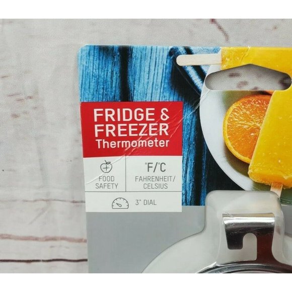Taylor Precision Large Dial Fridge/Freezer Thermometer, Made for Durability - Picture 2 of 9